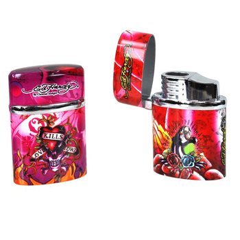 ED HARDY B&Uacute;RKOV&Yacute; ZAPAĽOVAČ DVOJIT&Yacute; PLAMEŇ (8 ks)
