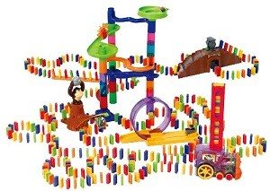 PLAYGO - Luxusná Domino Sada s Vláčikom - 500 Dielov