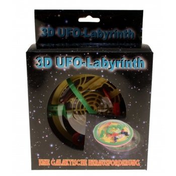 ***GADGET*** VEĽK&Yacute; 3D UFO LABYRINT (3 ks)