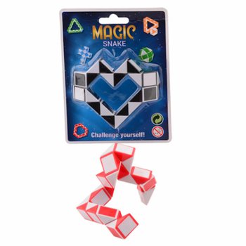 MAGIC SNAKE - 3D Hadí Hlavolam na Karte (24 ks)