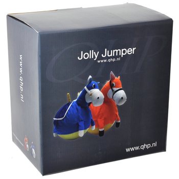 SK&Aacute;CACIA LOPTA KON&Iacute;K JOLLY JUMPER - MODR&Aacute;