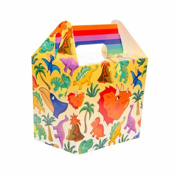 Box na menu Dinosaurus / Krabička na výslužky (12 ks)