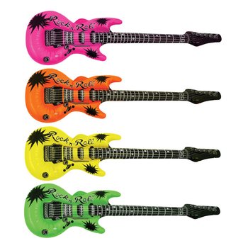 Nafukovacia gitara Neon Mix - 95cm (12 kusov)