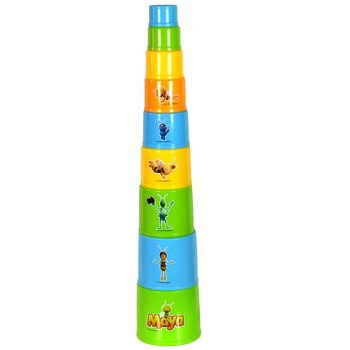 VČIELKA M&Aacute;JA VEŽA Z KOCIEK FUNNY TOWER (6 ks)