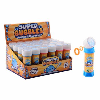 AQUA FUN - BUBLIFUK, 60ML S HLAVOLAMOM V DISPLAYI (24ks)
