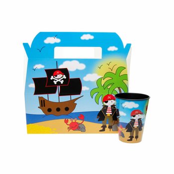 Menu Box Pir&aacute;t - 22.5 x 12 x 9.5 cm (24 ks)