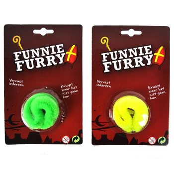 Magick&yacute; červ&iacute;k Funny Furry na karte (42 ks)