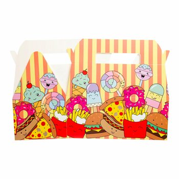 Menu boxy na fastfood - 22,5 x 12 x 9,5 cm (24 kusov)