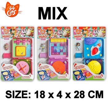 44CATS MIAO CITY NA BLISTRI - 18x4x28 CM - MIX DRUHOV (40 ks)