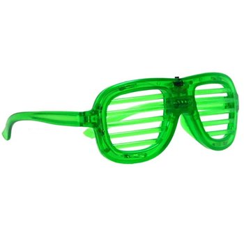 SVIETIACE OKULIARE SHUTTER SHADES S LED OSVETLEN&Iacute;M - FARBA: ZELEN&Aacute; (12 ks)