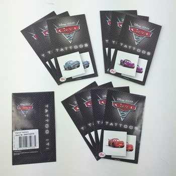 TETOVACIE N&Aacute;LEPKY DISNEY CARS 2 (50 ks)