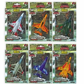 Kovové Lietadlá F16 Die-Cast (6 ks)
