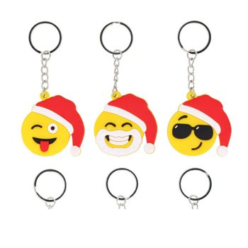 VIANOČN&Eacute; KĽ&Uacute;ČENKY SMILEY (12 ks)