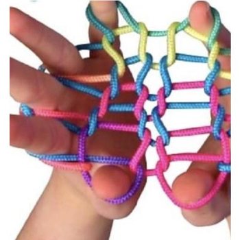 RAINBOW ROPE - Viacfarebn&eacute; duhov&eacute; povr&aacute;zky (12 ks)