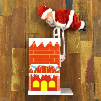 SANTA CLAUS LEZÚCI DO KOMÍNA (2 ks)
