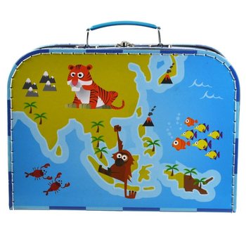 Veľk&eacute; Puzzle Mapa Sveta v Kufr&iacute;ku