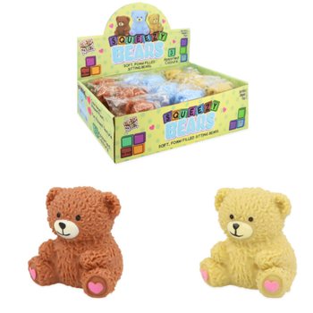 SQUUZY MEDVED&Iacute;K SQUISHY - MIX FARIEB - V DISPLAYI (12 ks)