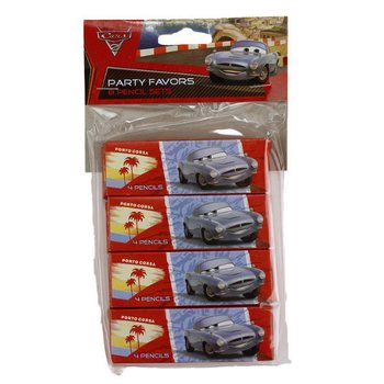 Pastelky Disney Cars - Sada 4 ks v Krabičke (48 ks)