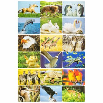 MIX Malé Puzzle Zvieratká (72 ks)