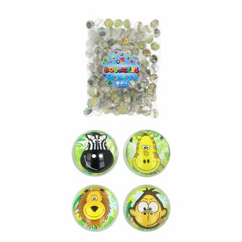 Mix Skákacie loptičky Zvieratká z džungle - Ø 3,3 cm (100 ks)