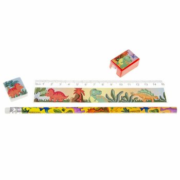 4-dielna kresliaca s&uacute;prava Dinosaurus (24 ks)