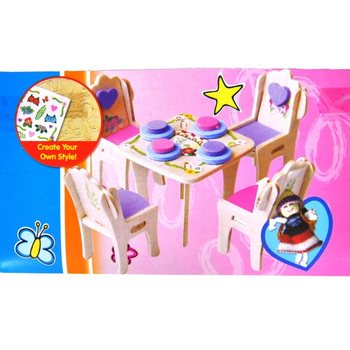 Dreven&eacute; 3D Puzzle Kreat&iacute;vna Sada (24 ks)