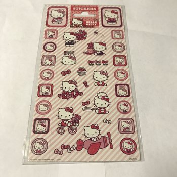 NÁLEPKY HELLO KITTY - 20 x 10 cm (10 ks)