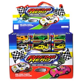Kovov&eacute; aut&iacute;čka Die-Cast v displeji (60 ks)