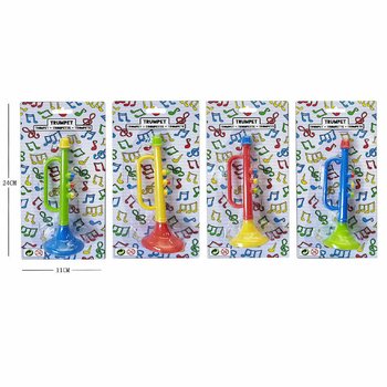 Tr&uacute;bky na Karte - 15 cm - Mix Farieb