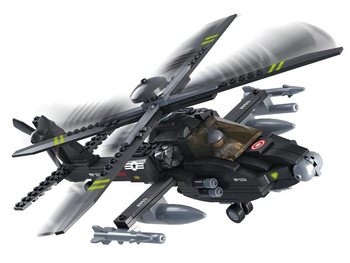 Bojov&yacute; vrtuľn&iacute;k Sluban Apache M38-B0511 (1 ks)