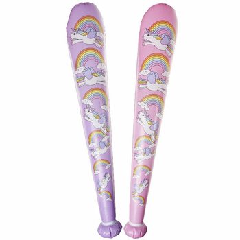 Veľká Nafukovacia Palica Jednorožec - 85cm - Mix Farieb (12 ks)