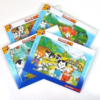Veľk&eacute; Puzzle 15-dielne - Model: Kamar&aacute;ti (12 ks)