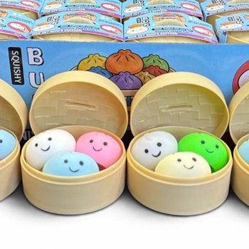 RAGE - Squishy MINI&rsquo;S EDITION Knedličky Dumplings MAL&Eacute; (5.3 x 5.3 x 4.1 cm) Viral 2026 Fidget Toy (24 ks)