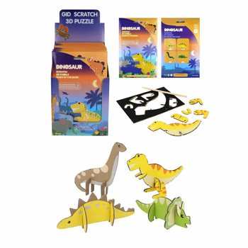 SCRATCH 3D Puzzle Dinosaurus - Display (18 ks)