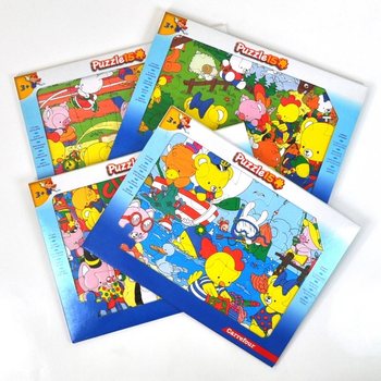 Veľk&eacute; 15-dielne Puzzle - Mot&iacute;v Medved&iacute;k (12 ks)