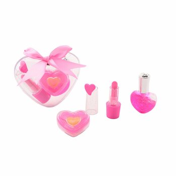 3-dielna detsk&aacute; make-up sada Bella v tvare srdca v stojane (18 ks)