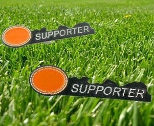 Futbalov&yacute; Odznak Fan&uacute;&scaron;ika Oranžov&yacute; (12 ks)