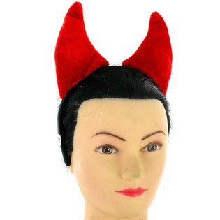 PLY&Scaron;OV&Aacute; ČELENKA S DIABOLSK&Yacute;MI U&Scaron;AMI (12 ks)