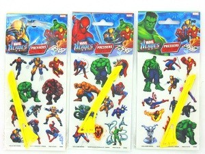 PRETL&Aacute;ČACIE N&Aacute;LEPKY MARVEL HEROES (24 ks)