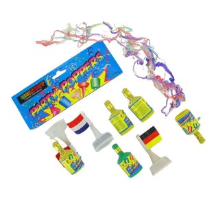 Konfetov&eacute; Party Poppers (11x5 ks)