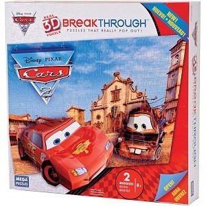 Megapuzzles Breakthrough 3D Aut&aacute; 2 (Cars) - 50671AEG