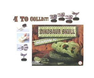 Vykop&aacute;vacia sada Dinosauria lebka (12 ks)