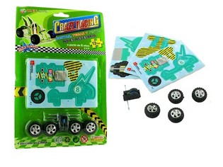 3D penov&eacute; puzzle motok&aacute;ra s motorom (24 ks)
