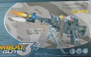 Detsk&yacute; samopal Combat so svetlom a zvukom - 56 cm
