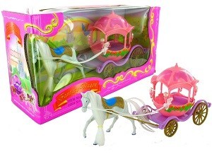 Hračka Kočiar s Koňom "Fantasy Wagon"