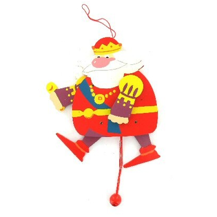 Dreven&yacute; pan&aacute;čik Jumping Jack - Kr&aacute;ľ (6 ks)