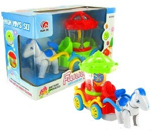 Kočiar s Koňom Bump & Go Magic Wagon so Svetlom a Zvukom