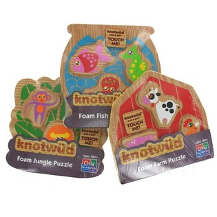 Penov&eacute; puzzle so zvieratkami pre batoľat&aacute; (8 ks)