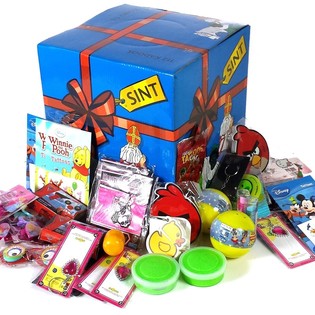 Darčekov&yacute; box s prekvapen&iacute;m Sinterklaas / Mikul&aacute;&scaron; - 112 ks