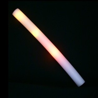 LED Penov&aacute; Svietiaca Tyč Jednofarebn&aacute; - P&aacute;rty Tyč - Oranžov&aacute; (24 ks)